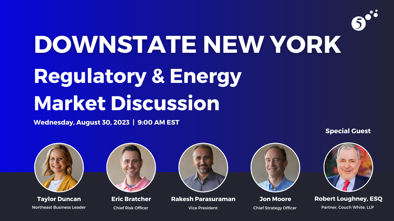 Webinar Recording Downstate New York Regulatory & Energy Market